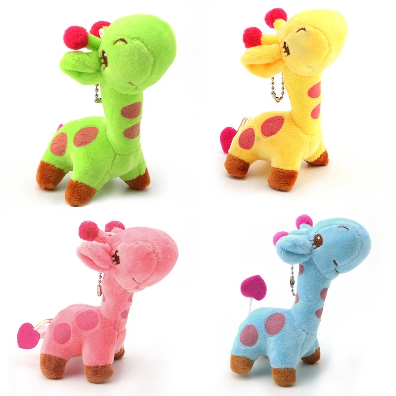 Cute Kids Baby Giraffe Dear Soft Plush Toy Little Animal Doll Party Gifts 18CM