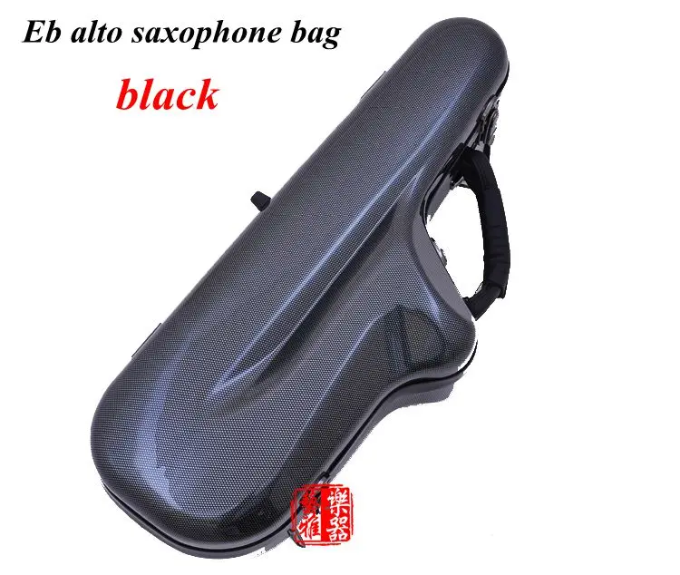 alto black Саксофон аксессуары-саксофон Чехол-Eb альт саксофон сумка, Bb тенор саксофон чехол, Жесткий Чехол Рюкзак-Высококачественная сумка - Цвет: alto black