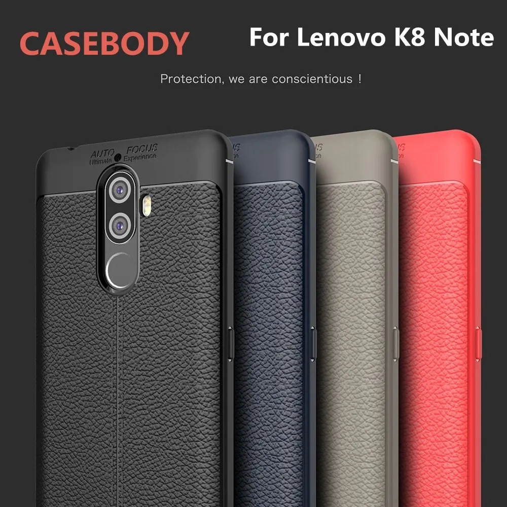 Чехол для Lenovo K8 Note мягкий силиконовый гелевый Модный чехол K8Note 5 &quot