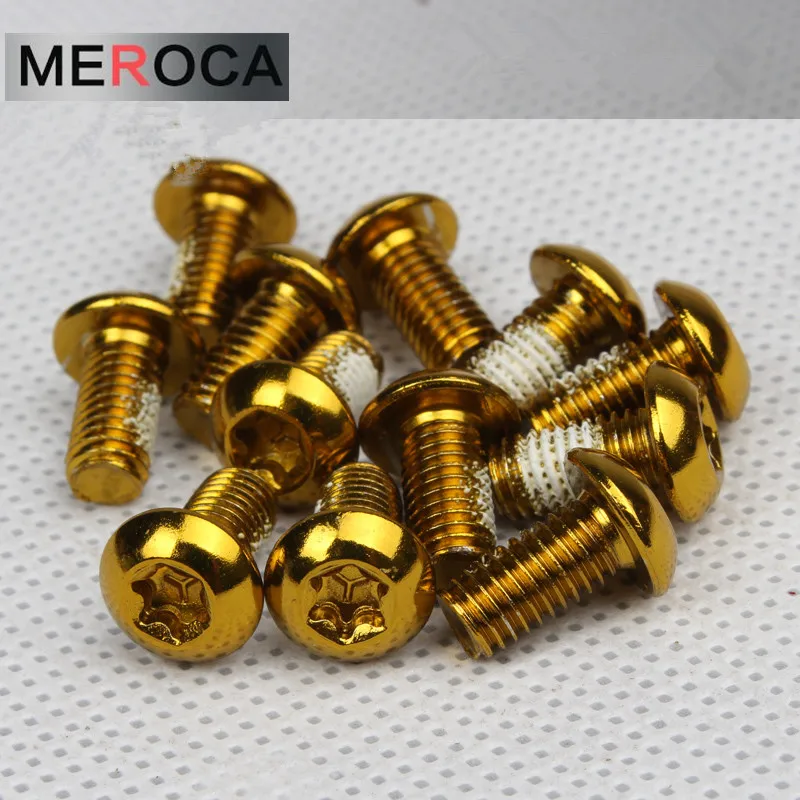 

Alloy Steel Mountain Bike Color Disc / Disc Brake Pad Rotor T25 Screw free