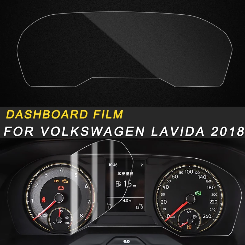 

For Volkswagen Lavida 2018 Car Styling Dashboard Monitor Screen Protector Film Cover Trim Sticker Interior Accessories