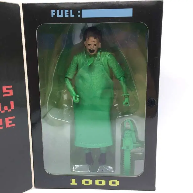 

Green Fuel 40TH Leatherface The Texas Chainsaw MASSACRE PVC Action Figure Collectible Model Toy 7 18cm free shipping