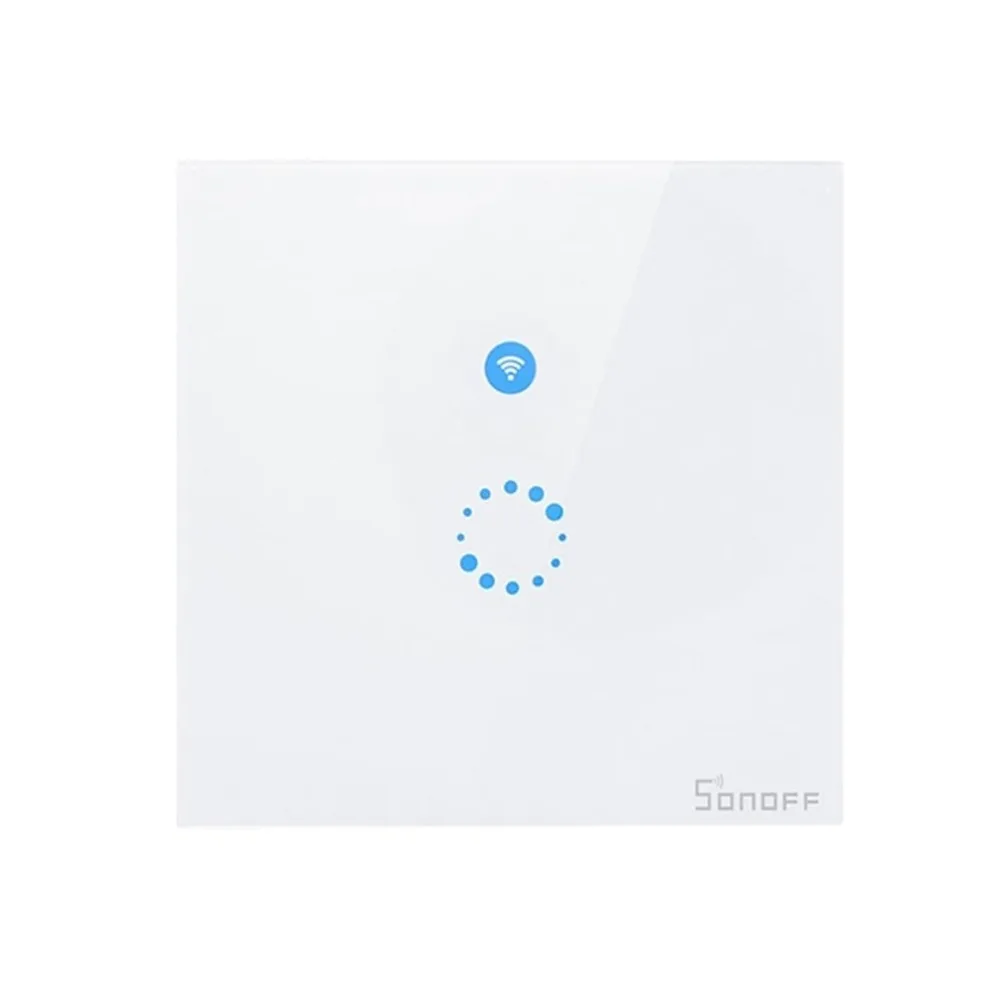 

Sonoff Smart Switch 1-3Gang EU UK WiFi & RF 86 Type Smart Wall Touch Light Switch Smart Home Automation Module Remote Control