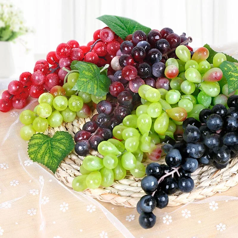 36 Grapes Bunches Artificial Fruit Grape Plastic Fake Fruit Lifelike