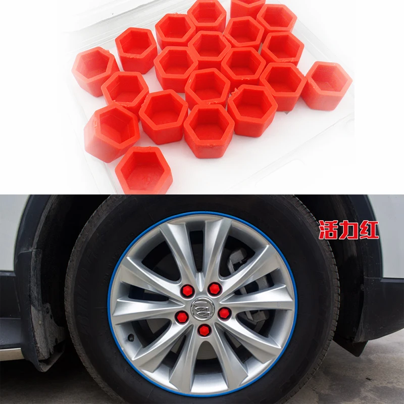 ENET 4pcs Alloy Wheel Nuts for Car X Type and S-Type Locking Wheel Nuts