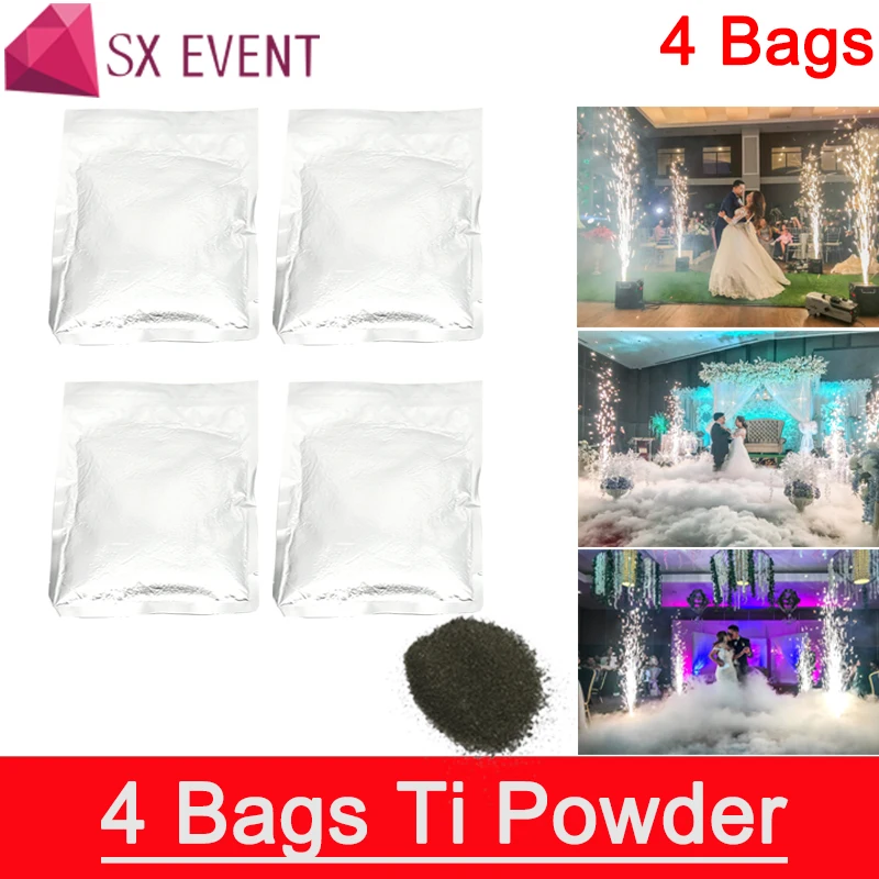 Титановый металлический порошок для сцены dmx-контроль холодная Искра свадьба