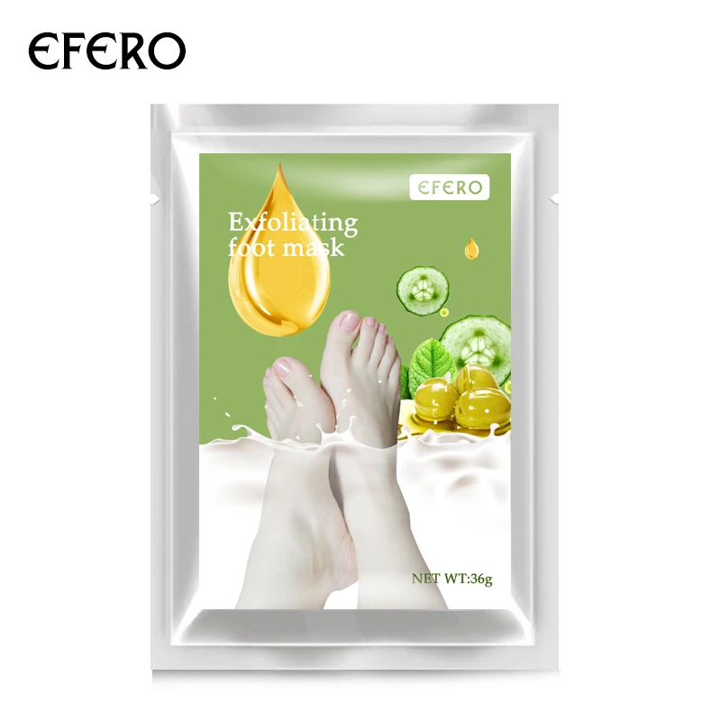 Efero отшелушивающая маска для ног Anti-aging морщин по уходу за ногами ноги ребенка носки для педикюра увлажняющий пилинг для ног Маска 3 пары/6 шт