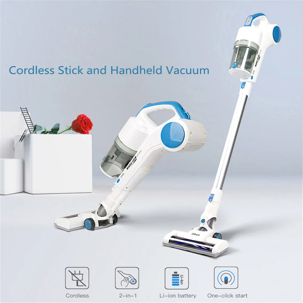 Dibea ST1601 2-in-1 Light Weight Handheld Cordless Vacuum Cleaner For House Cleaning Two Speed Control Portable | Бытовая техника