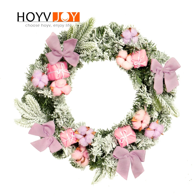 

Christmas wreath decorations for home garland Handcrafted New Year Decoration For Home Party New Year Christmas Decoration Gift