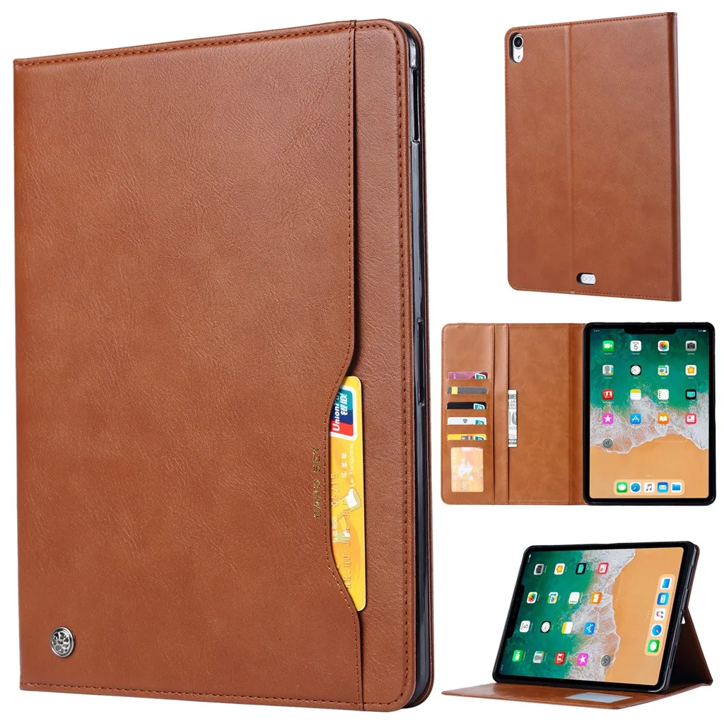 High Quality Release Folio Leather Wallet Card Stand Case Cover Tablet Case For iPad Pro 11 Inch Tablet Accessories