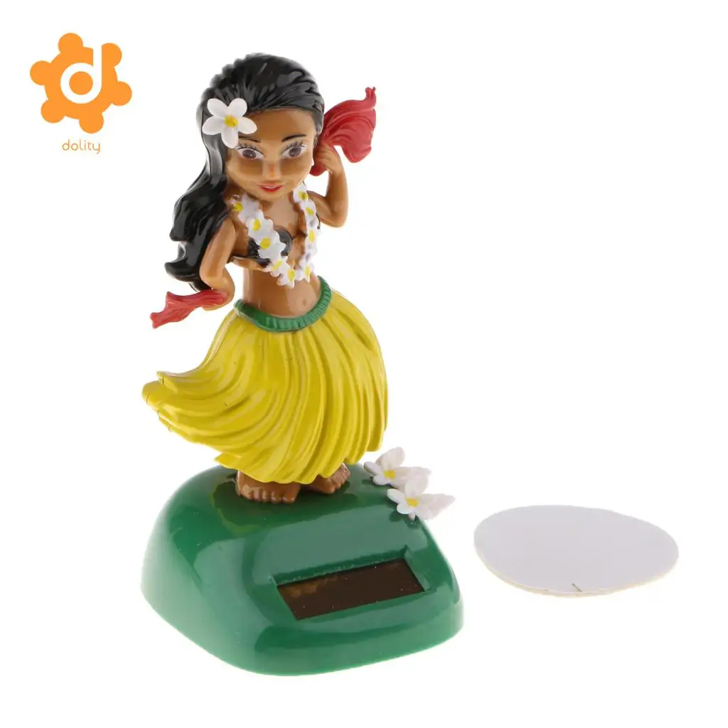  SOLAR POWER DANCER GIRL CAR DASHBOARD TOY TABLE STAND DESK DECOR ORNAMENT 