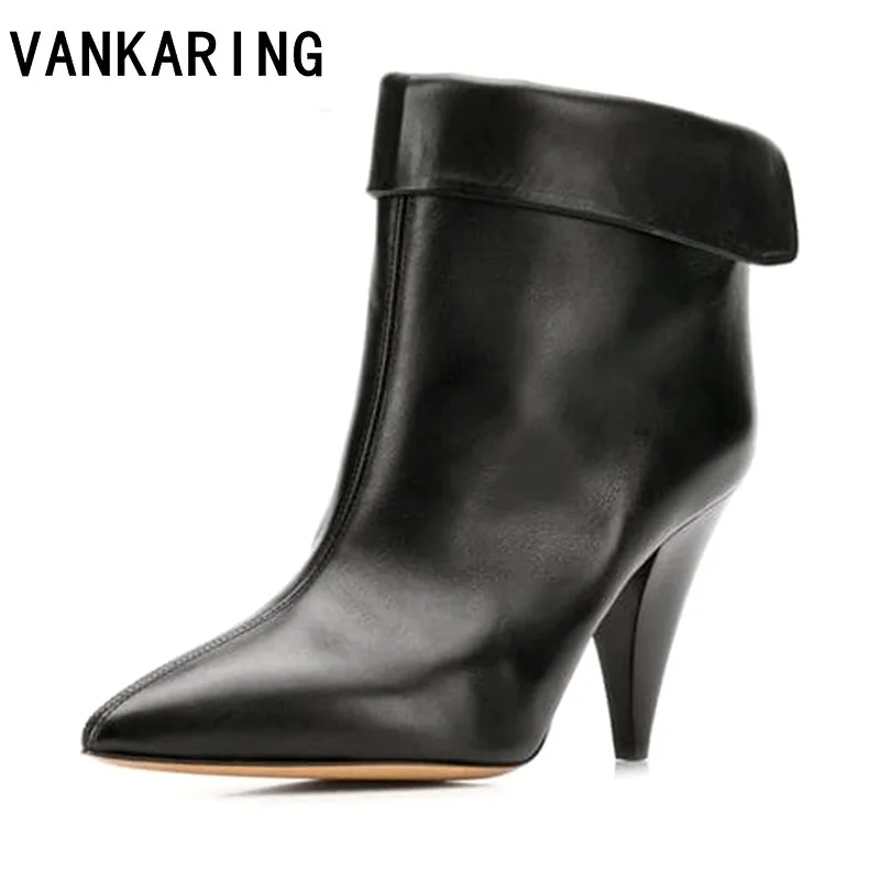 designer black ankle boots