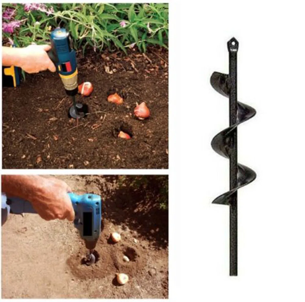 

Planter Garden Auger Hole Digger Drill Bit Attachment Spiral Drill Bit Planting Home Improvement Tools Drill Bit Hot New 2019