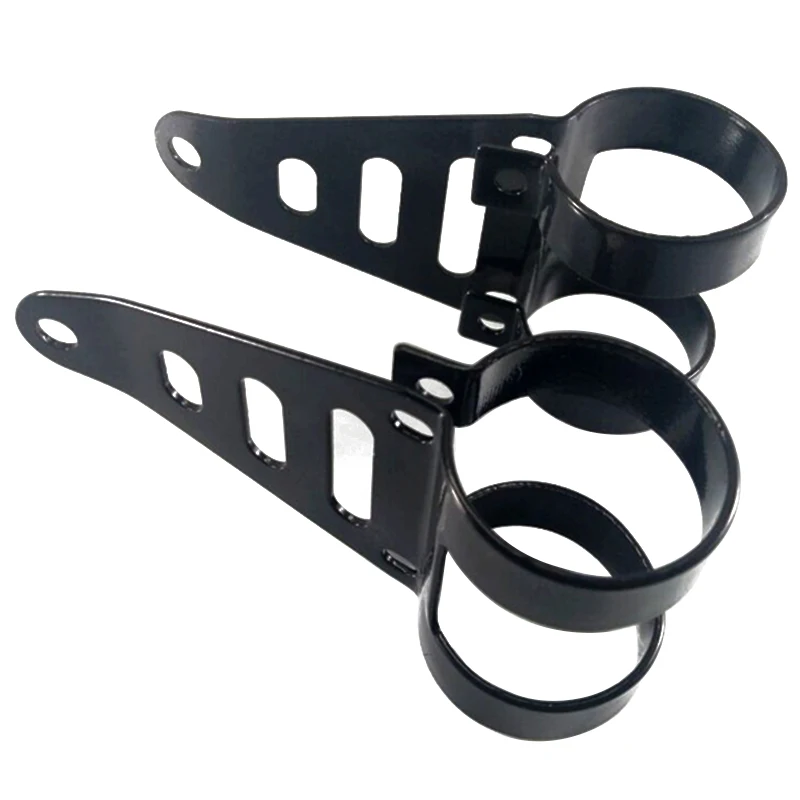 2pcs Universal Motorcycle Headlight Mount Brackets 41 43mm Fork Tube Mount Clamp Bracket Holder