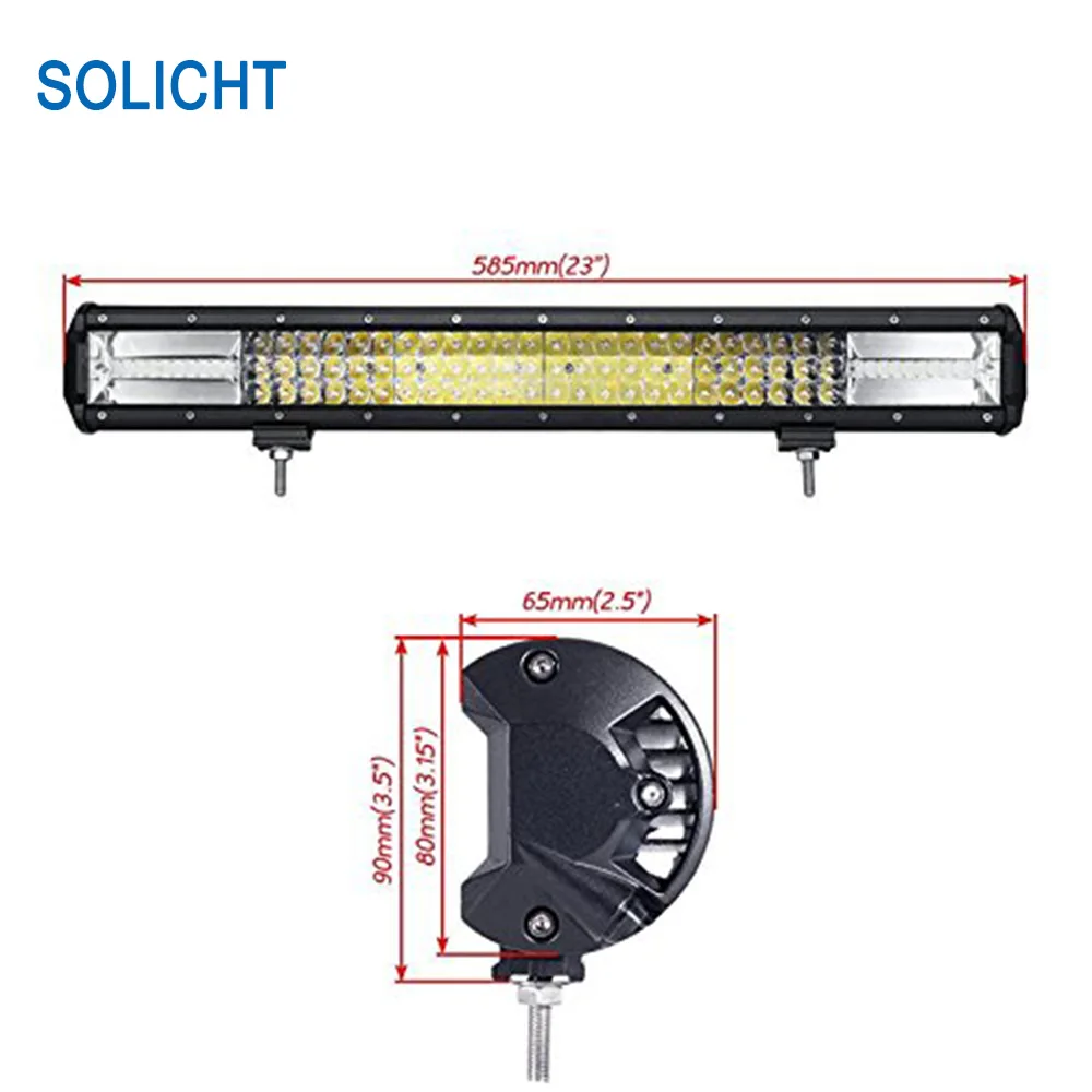 SOLICHT THREE ROW LED LIGHT BAR