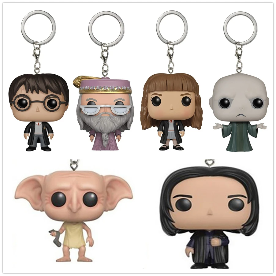 

Funko pop Game of Thrones Harri Potter KeyChain Accessories figures model toy gifts Collection