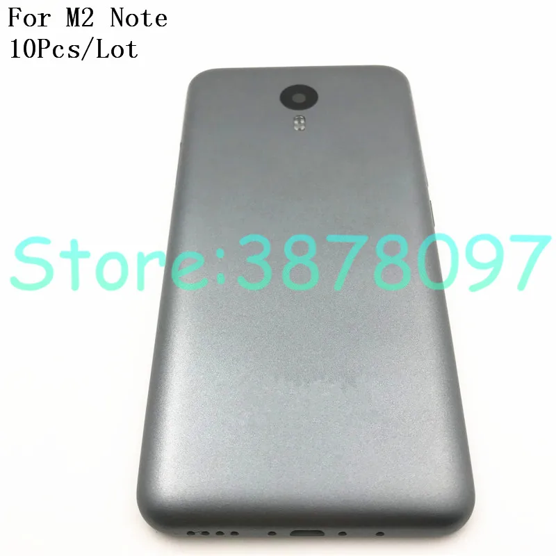 10 шт./лот оригинальная рамка для sim-карты батарея Крышка для Meizu M2 Note задняя крышка корпуса чехол для Meizu M2 Note запасные части+ логотип