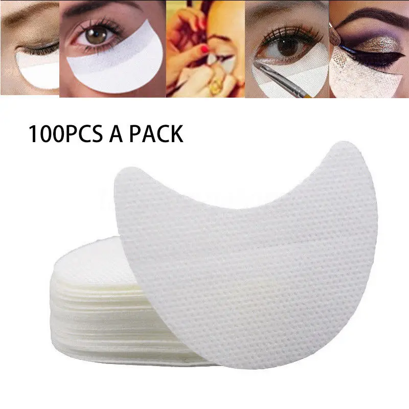 100pcs/set Eyeshadow Shields Under Eye Patches Disposable Eyelash