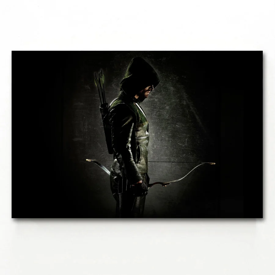 Art The Arrow Superheroes TV Series Print Canvas Fabric Poster 1381