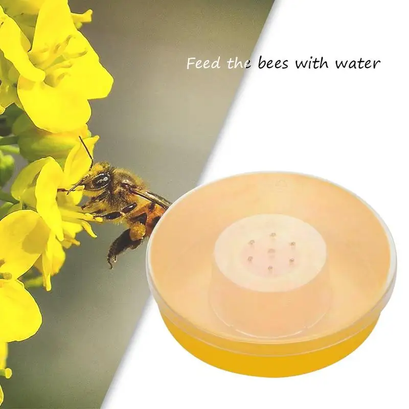 

Beekeeping Round Beehive Water Feeder Bee Drinking Hive Top Water Feeding Beekeeper Cup Tool