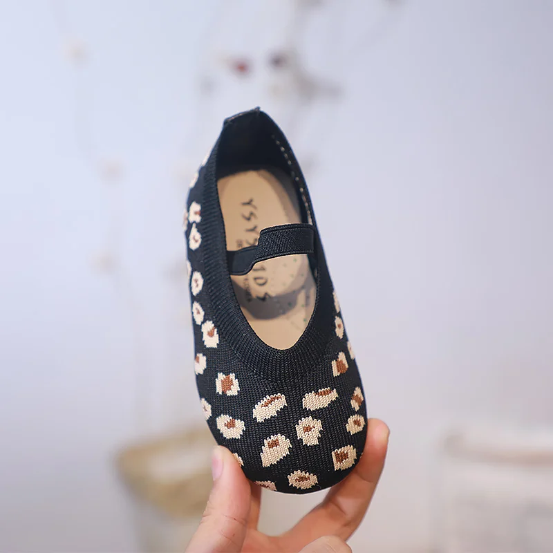 Children Shoes Fashion Dot Autumn Soft Bottom Girls Princess Single Shoes breathable Kids Shoes for Girls Baby Sneakers