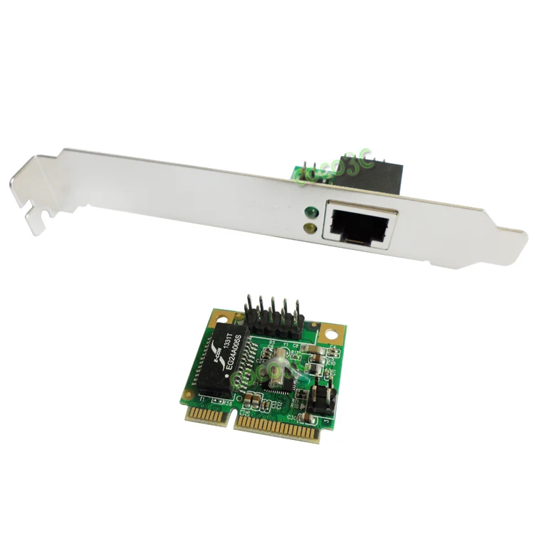 Мини PCIe порт Gigabit Ethernet сетевой карты мини PCI express RJ45 Порты и разъёмы адаптер 10/100/1000 Base-T сетевой контроллер