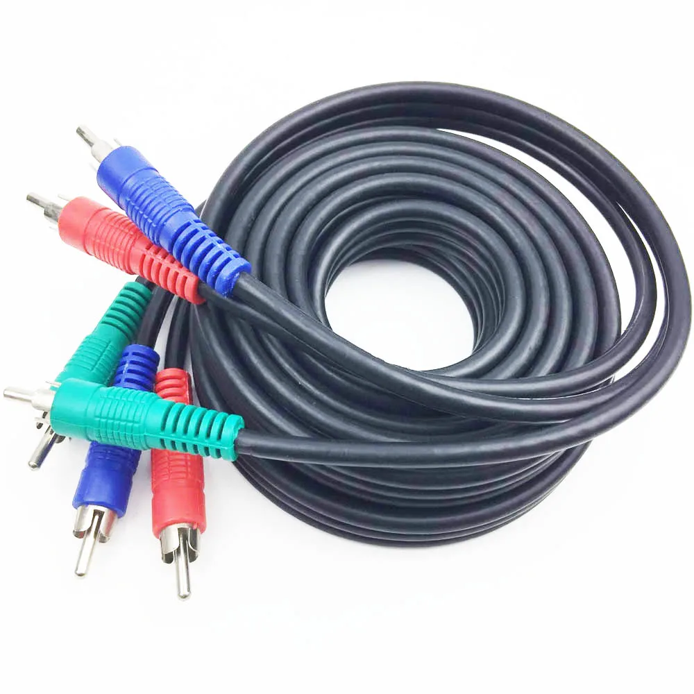 Buy 3 RCA Component Video Cable FOR HDTV DVD VCR 3M,1
