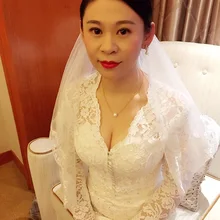 Высококачественная кружевная Свадебная куртка цвета слоновой кости с длинными рукавами для свадебной вечеринки, Болеро для выпускного вечера