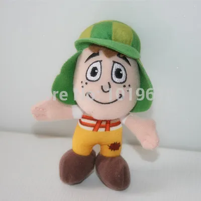 Склад оформление 12 см иностранный CHAVO натуральная peluche плюшевые игрушки персонажа мини куклы гуманоиды 4 шт./лот - Цвет: green