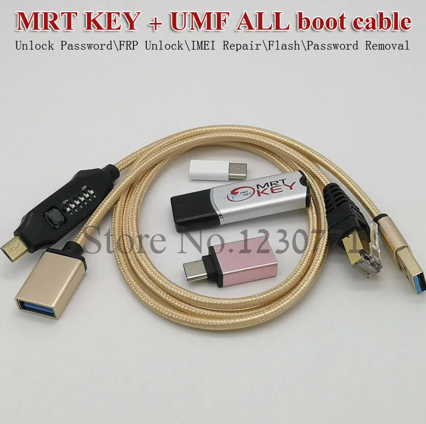 100% Оригинальный MRT Dongle mrt ключ + UMF кабель (Ultimate Multi-Functional cable) все кабель запуска