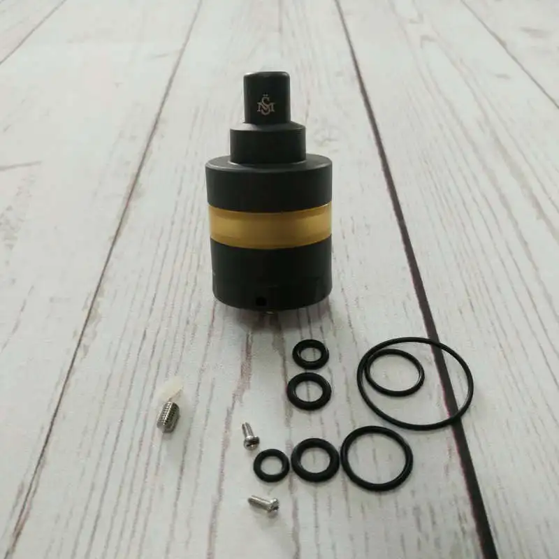 YFTK стиль Kayfun Lite rta 316ss Pei Танк 22 мм и 24 мм DIY обслуживаемый испаритель Vape танк - Цвет: 22mm black