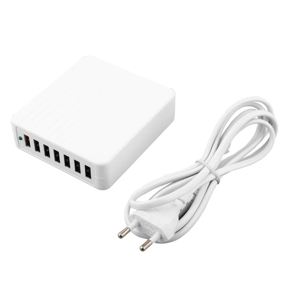 

Multiple USB Charger 7 Port Charger Qualcomm Quick Charge 3.0 Fast Charging For Desktop Mobile Phone Charging Adapter USB Device