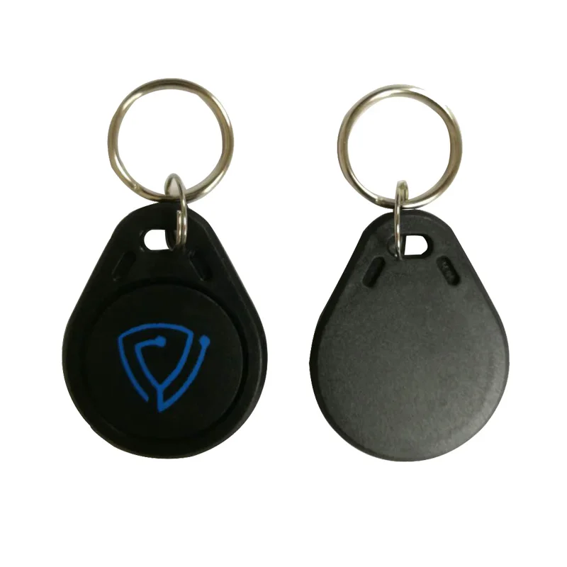 13 56 mh z IC чип tag FM1108 RFID Бесконтактный брелок черный смарт карты бирки 10 шт. в