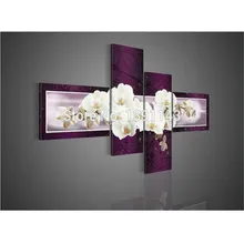 Ограниченное по времени предложение-рукоделие 4 шт. набор орхидеи Сделай Сам алмаз живопись для квадратных дрель Вышивка крестиком сидя декор комнаты