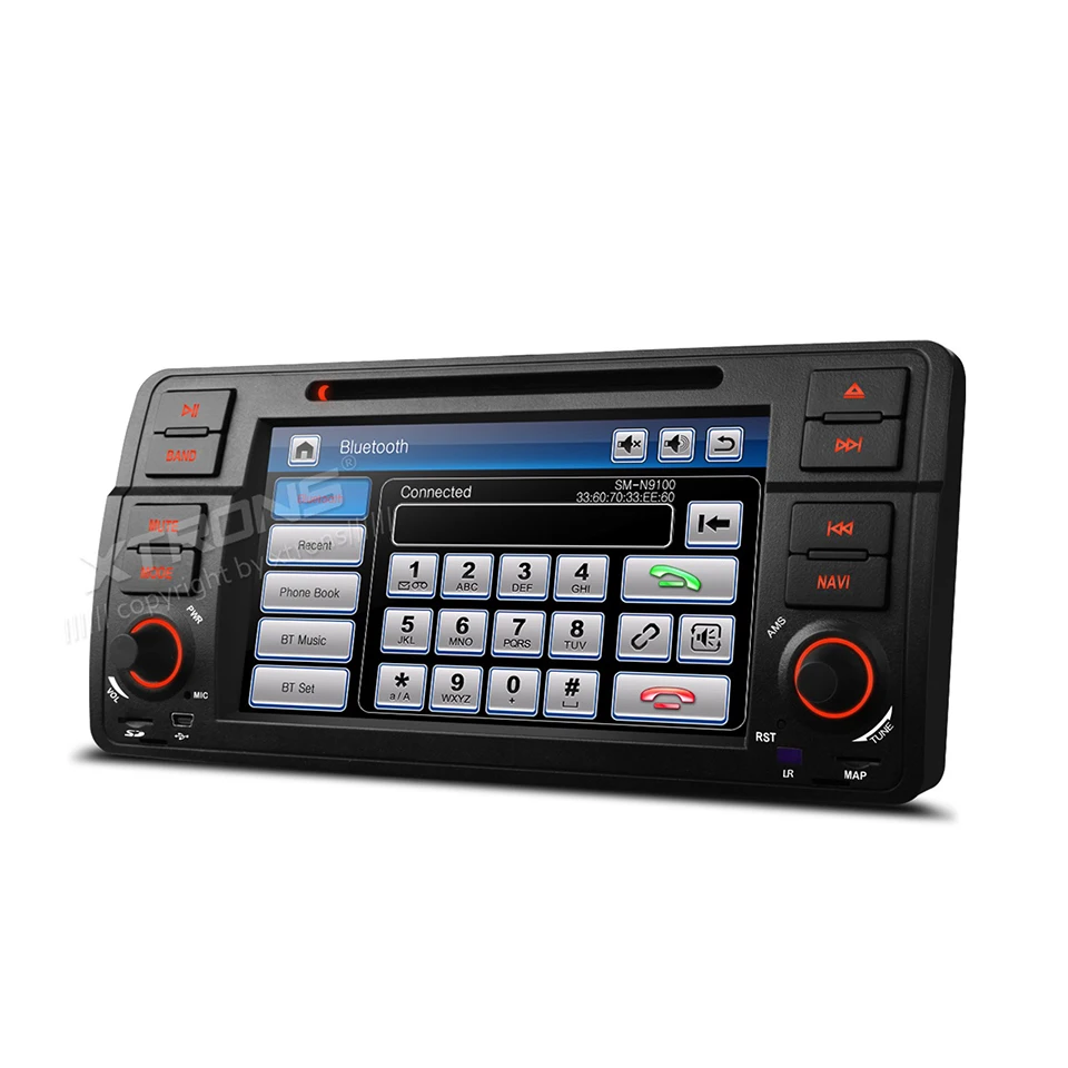Cheap 7" Single 1 Din Car DVD Radio GPS Navi Fit For E46 320 325 Auto Video Player Dual Channel CANbus Touch Screen Audio USB Stereo 2
