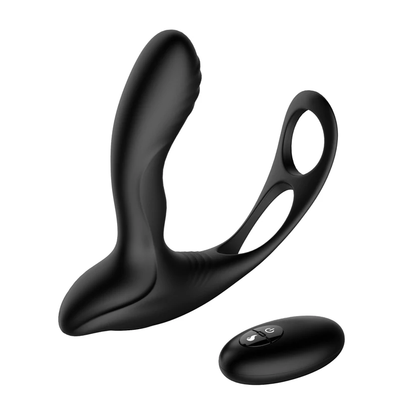 2018 New Remote Control Prostate Massage for Men Gay Anal Butt Plugs, USB Prostate Massage Vibrator for Male Sex Toys for Men
