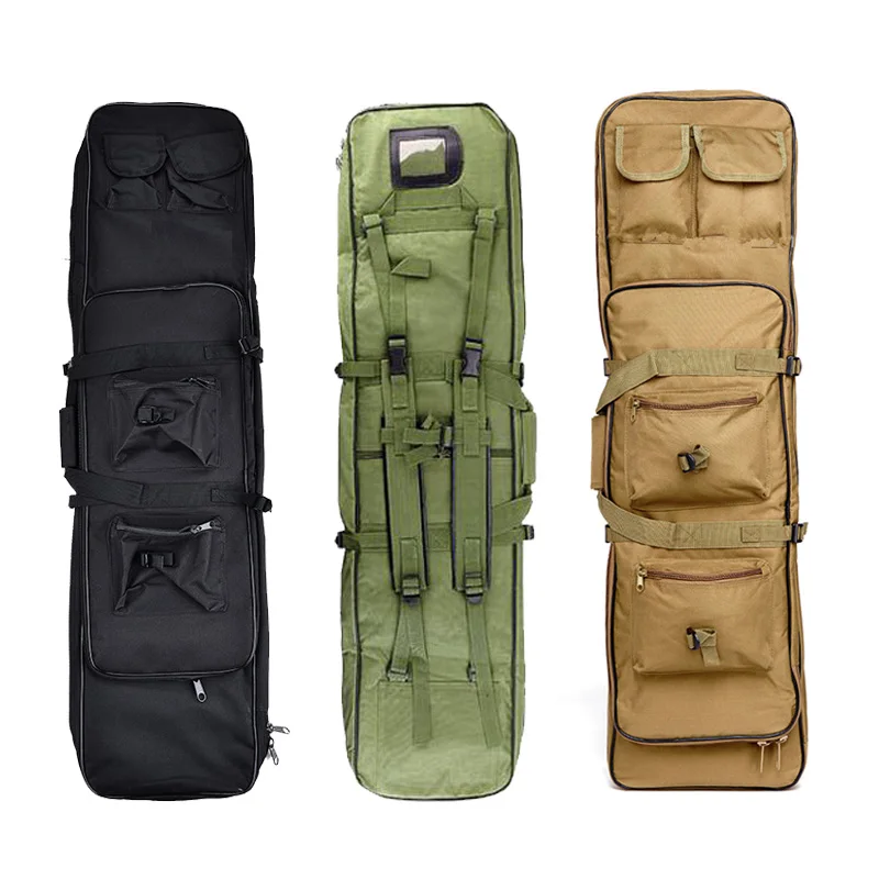 

85cm / 100cm / 120cm High Density Nylon Rifle Case Gun Bag Tactical Gun bags for Outdoor War Game Activities Rifle bag