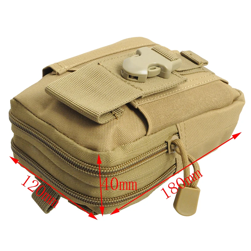 1000D Тактический Kick Pouch MOLLE прочный мобильный чехол для телефона EDC Molle Pouch сумка для инструментов застежка-молния лямки поясная сумка для ремня