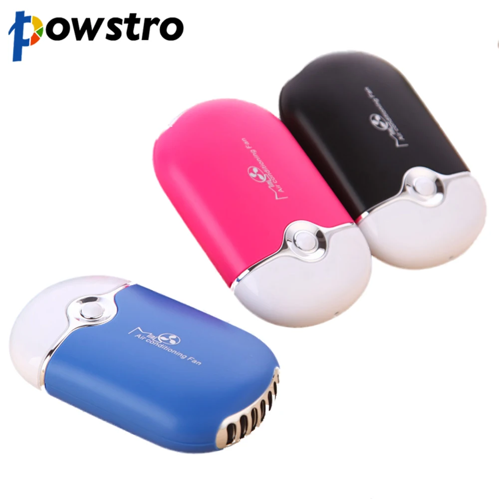 

Powstro Mini fan mini portable portable office air conditioning humidifier home fan cooler fan cooling