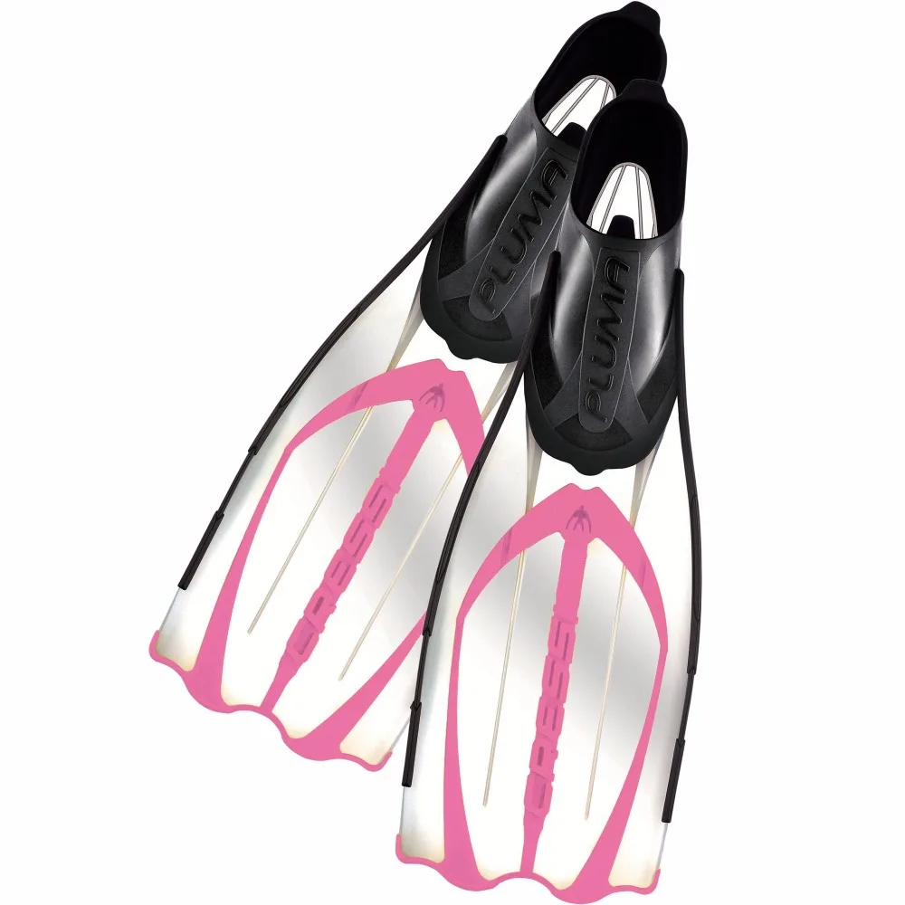 Cressi Pluma Diving Fins Swimming Snorkeling Fin for Adults Long Blade