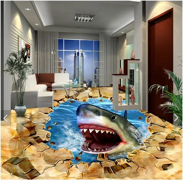 

3d wallpaper custom 3d flooring painting wallpaper room murals Shark water 3d drawings in butterfly wall paper 3d photo wallpaer