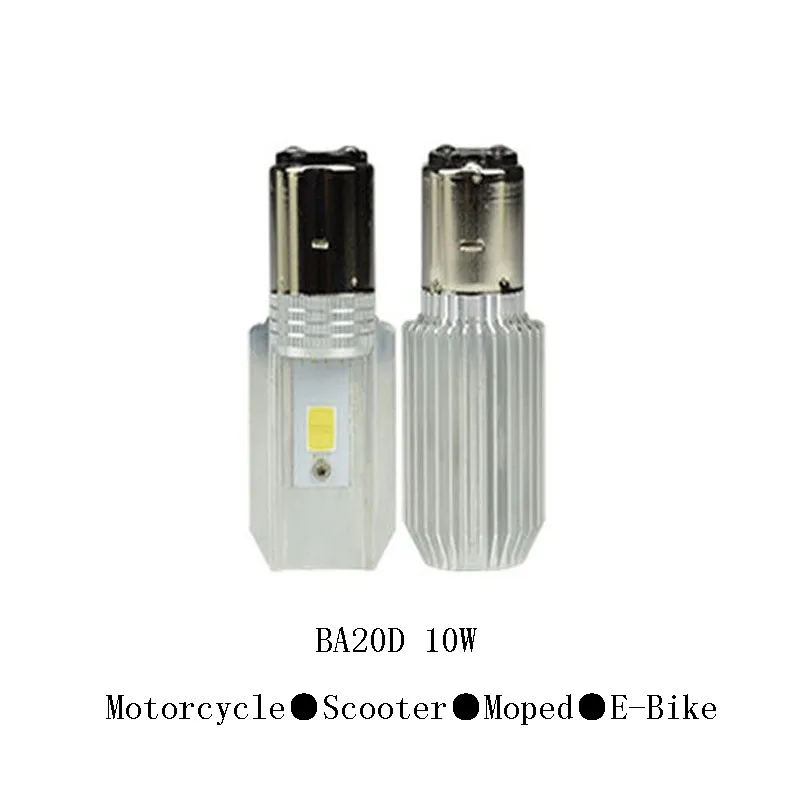 12 В BA20D COB Led мото Скутер мопед rcycle фары для Vespa Kymco Suzuki Honda Yamaha 35 Вт галогенные