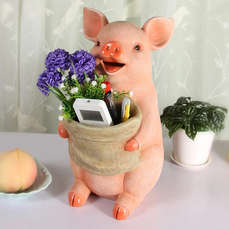 

Fashion living room decoration cute pig home decorations creative TV cabinet craftsmanship home furnishings
