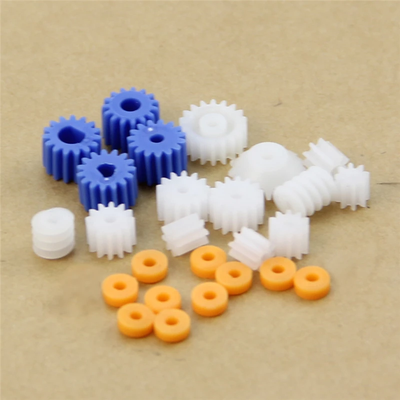 

16 Kinds Shaft Gears Spindle Gears Gear-B 2MM 2.3MM 3MM 3.17MM 4MM Worm Plastic