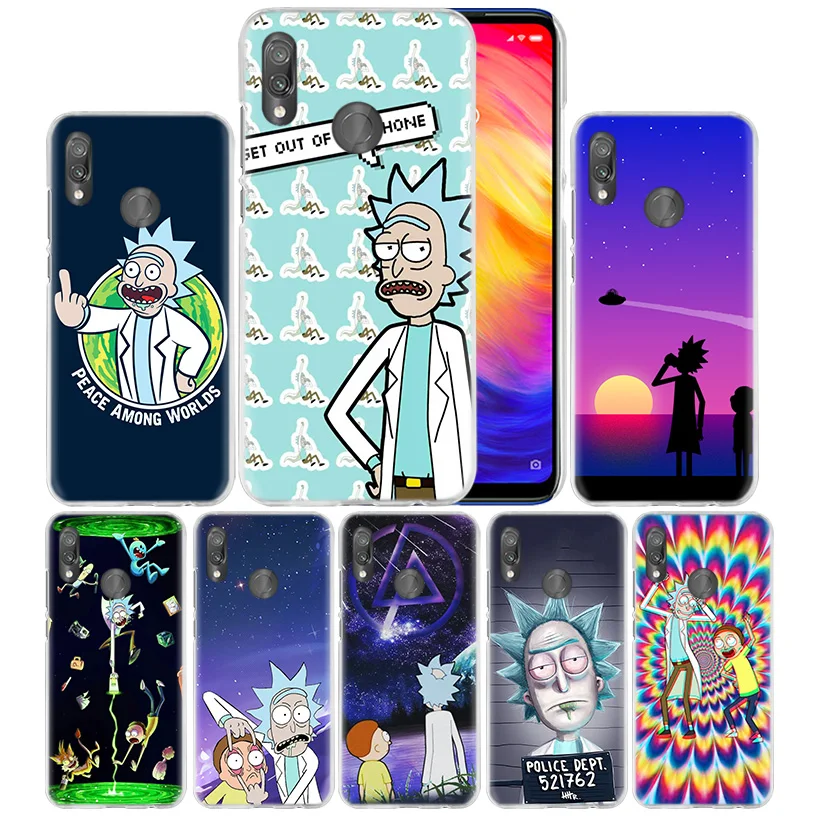 

Rick and Morty Cartoon Case for Xiaomi Redmi Go Note 7 6 6A Pro S2 5 5A 4X Mi A1 A2 9 Mix 3 5G 8 lite Play Hard PC Phone Cover