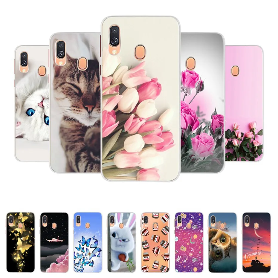 

Case For Samsung A40 Case Cover on for Samsung Galaxy A40 A 40 A405F A405 SM-A405F Phone Cases Fundas Coque Soft Silicone Bumper