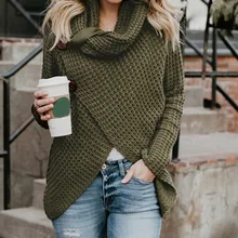 Women Knitted Sweater Jumper 2019 New Autumn Turtleneck Warm Knitwear Office Oversize Sweaters Fashion Cardigan Winter Clothes Women Knitted Sweater Jumper 2019 New Autumn Turtleneck Warm Knitwear Office Oversize Sweaters Fashion Cardigan Winter Clothes