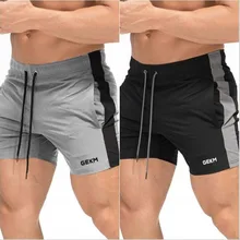 Новинка, мужские шорты для занятий фитнесом, для бега, пять точек, тонкие, свободные, дышащие, для занятий фитнесом, мужские спортивные шорты