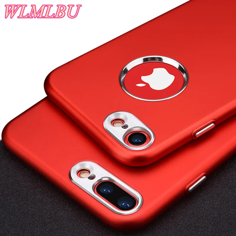 Роскошный телефон чехол для iphone 8 7 6 6S плюс ультра тонкий iPhone X 10 capinhas PC назад Shell Coque