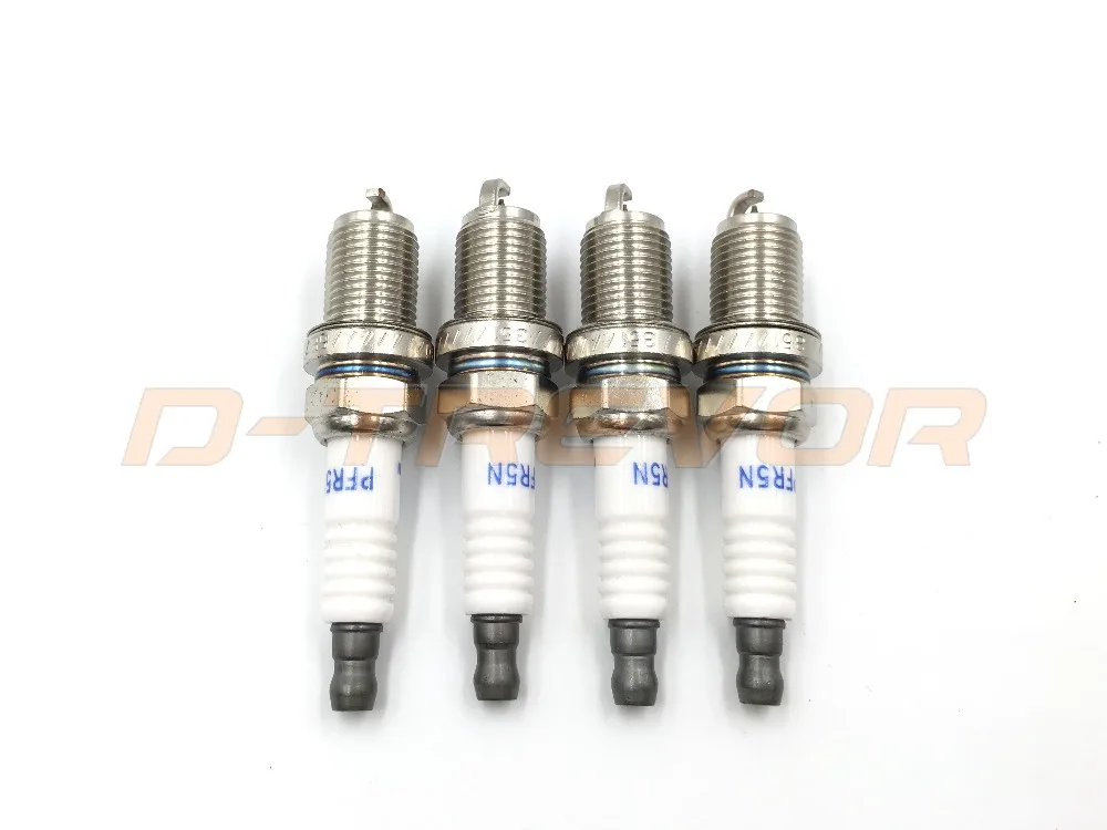 4pcs Brand New PFR5N 27410 37100 Spark Plug for Hyundai Elantra Sante
